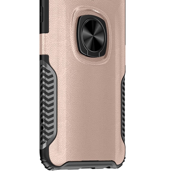 Cover med ringholder (LEMAN) - Samsung Galaxy A8 2018 Röd