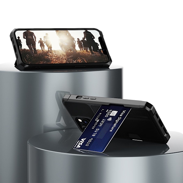 iPhone 12 Pro Max - Minimalistiskt Kortfodral med Fullt Skydd