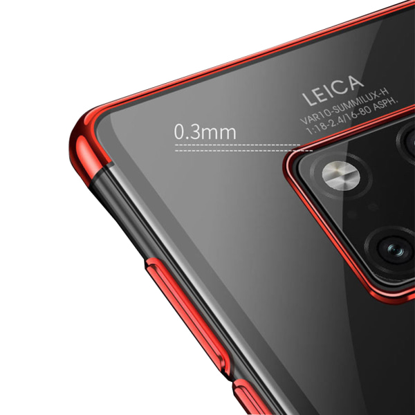 Elegant Skyddsskal för Huawei Mate 20 Pro (Electroplated) Röd