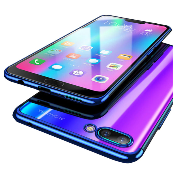 Huawei Y6 2018 - Elegant silikone beskyttelsescover Blå