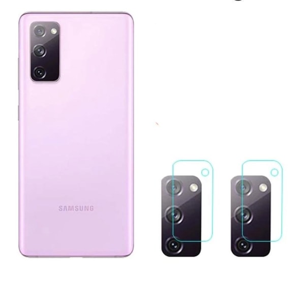 2-PACK Galaxy A02s näytönsuoja + kameran linssinsuoja HD 0,3mm Transparent/Genomskinlig