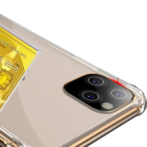 Glatt beskyttende Floveme silikondeksel - iPhone 11 Pro Transparent/Genomskinlig