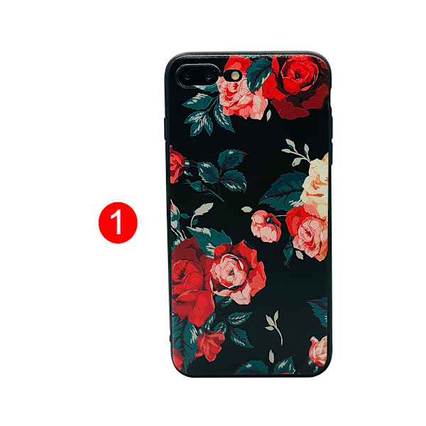 iPhone 7 - Skyddande Blomsterskal 4