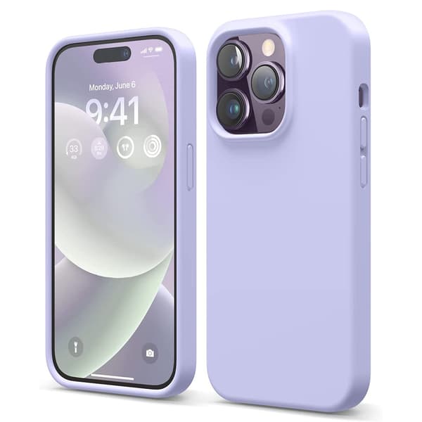 Iskunkestävä Silikoni Kuori - iPhone 14 Pro Max Rosa