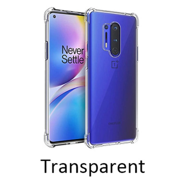 Beskyttelsesetui - OnePlus 8 Pro Transparent/Genomskinlig