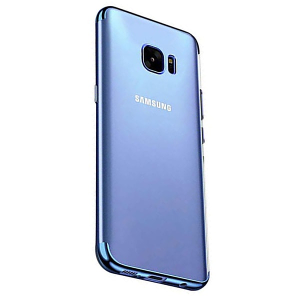 Vankka Floveme silikonikotelo - Samsung Galaxy S7 Edge Svart