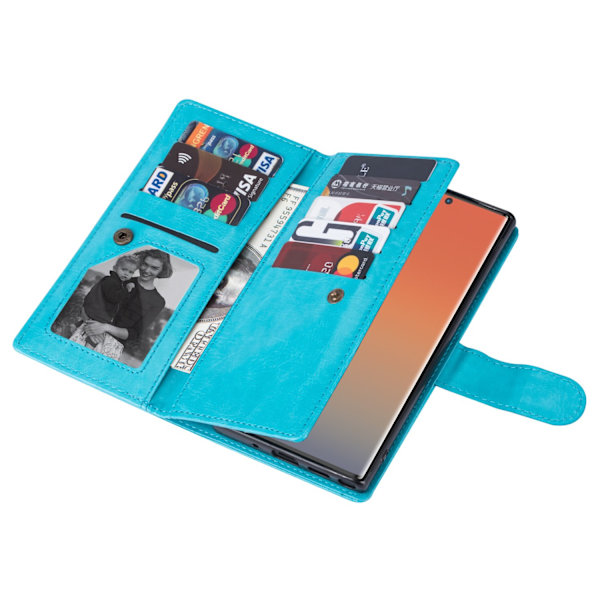 Samsung Galaxy S23 Plus - Twoface2 Smart Fodral med magnetskal 2 in 1 Turkos