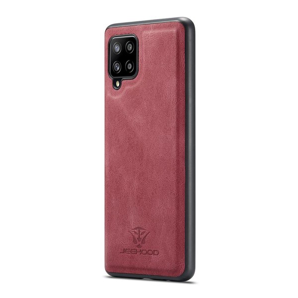 Glat cover med kortrum - Samsung Galaxy A12 Röd