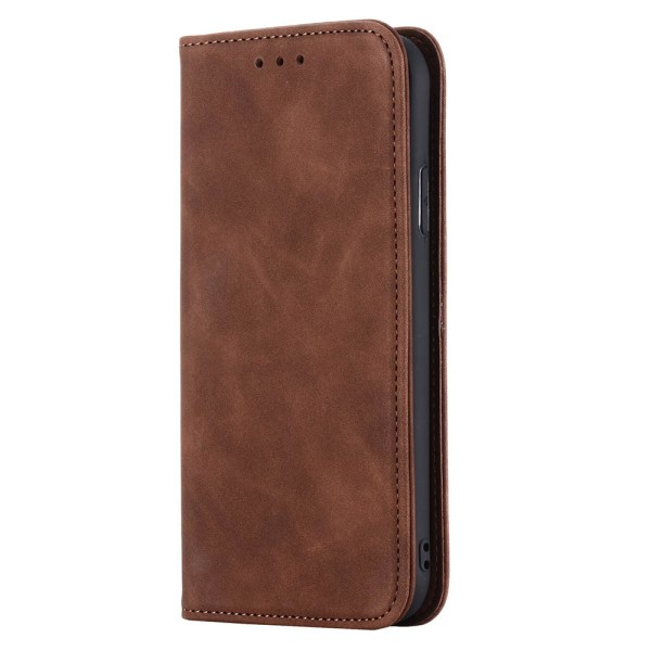 Vankka Smart Wallet -kotelo - iPhone 11 Pro Mörkbrun