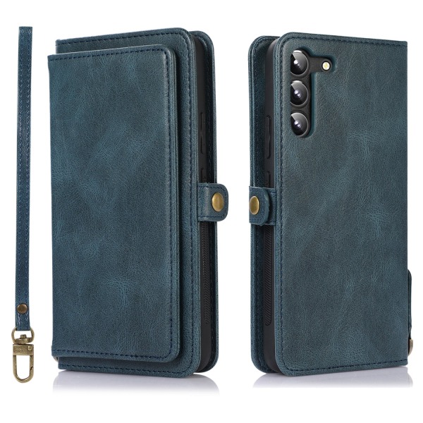 Zleeps stilfulde 2 i 1 Wallet etui til Samsung Galaxy S23 Mörkblå