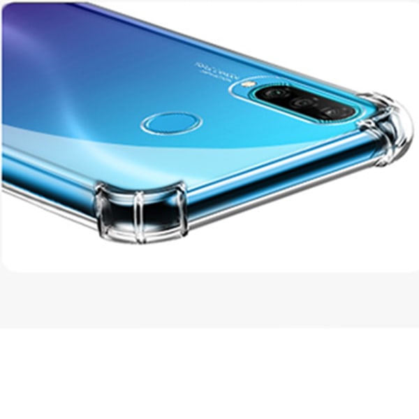 Huawei P40 Lite E - Professionellt Stöttåligt Silikonskal Transparent/Genomskinlig