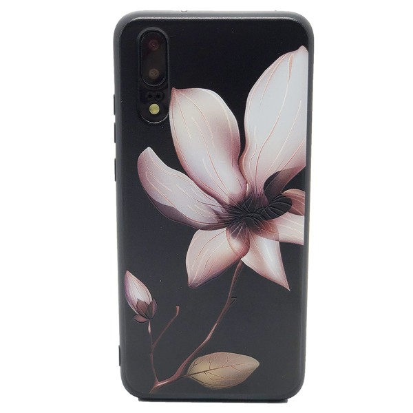 Huawei P20 lite -Skyddande  Blomsterskal 3