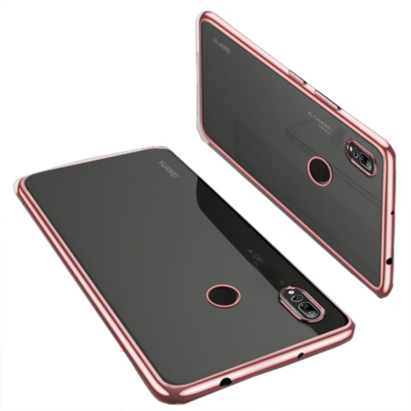 Stilfuldt stødsikkert silikonecover Floveme - Huawei P Smart Z Röd