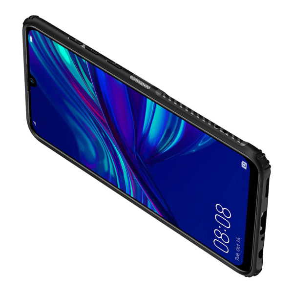 Huawei P Smart 2019 – (LEMAN) älykäs suojus jalustalla Guld
