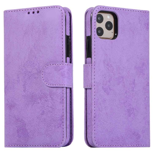 Glat LEMAN Wallet cover - iPhone 11 Mörkblå