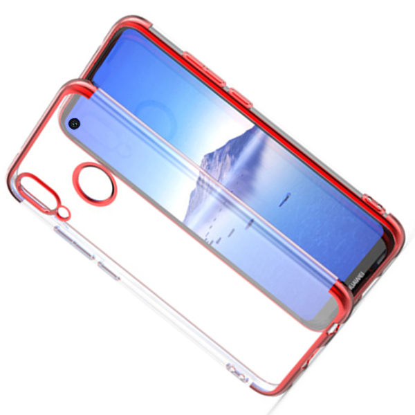 Huawei P40 Lite E - Stilig silikondeksel Floveme Röd