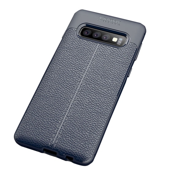 Samsung Galaxy S10 Plus - Stilfuldt beskyttelsescover Marinblå
