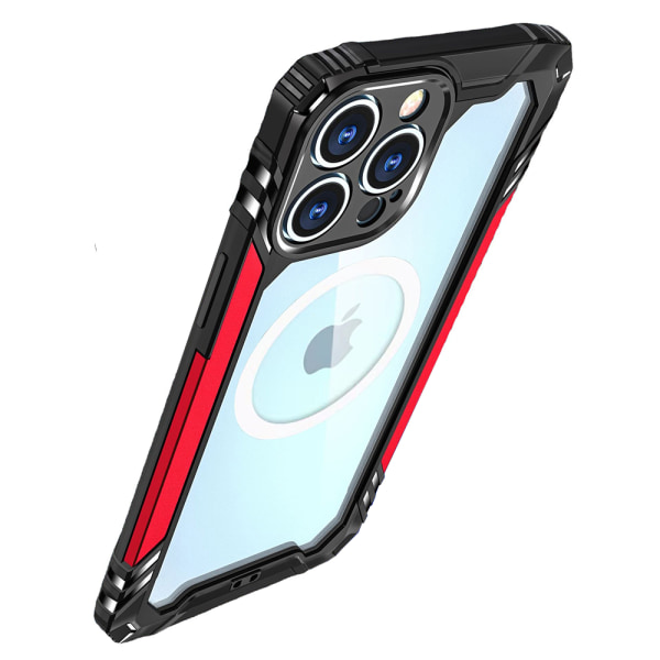 iPhone 11 Pro Max - Stötdämpande Praktiskt Skal Röd
