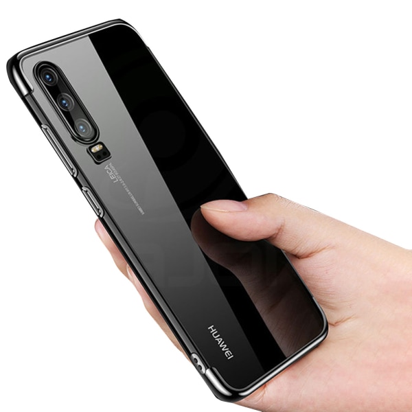 Huawei P30 - Kraftig silikonetui (FLOVEME) Röd