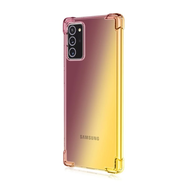 Beskyttende Floveme Cover - Samsung Galaxy Note 20 Svart/Guld