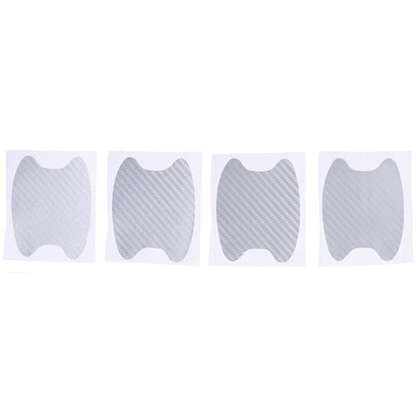 Skydd för Dörrhandtags Fördjupning 4-Pack KARBON Silver
