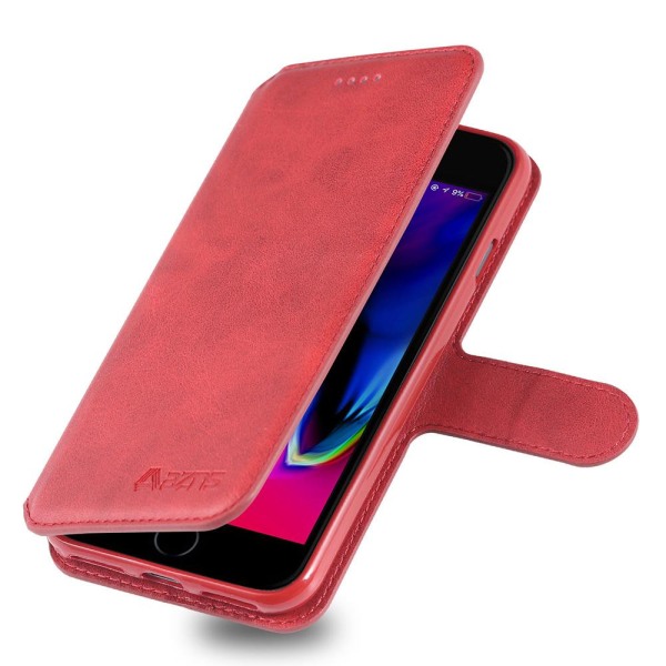 YAZUNSHI lompakkokotelo - iPhone 8 Röd