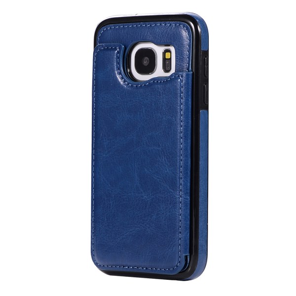 Tyylikäs lompakkosuoja (M-Safe) Samsung Galaxy S7:lle Brun