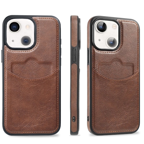 iPhone 15 Fodral med Kortfack - Smart & Elegant Blå