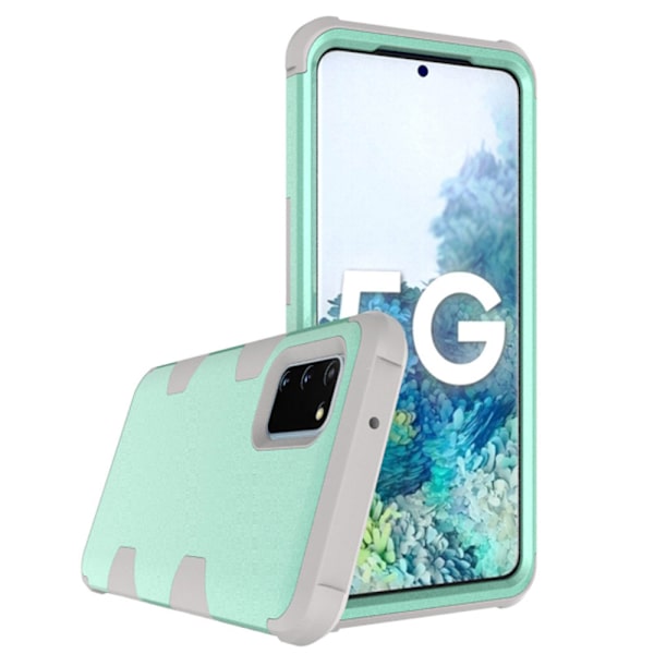 Samsung Galaxy S20 - Exklusivt Rugged Robot Skal Rosa/Svart