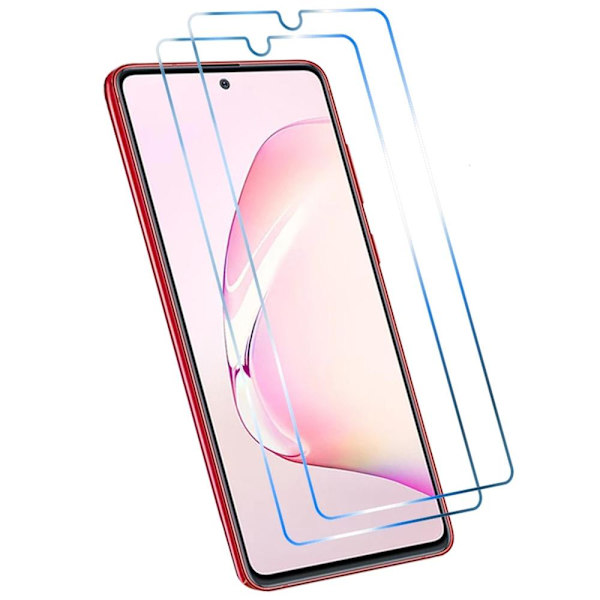 2-PACK Galaxy A02s Standard HD Skärmskydd Transparent/Genomskinlig