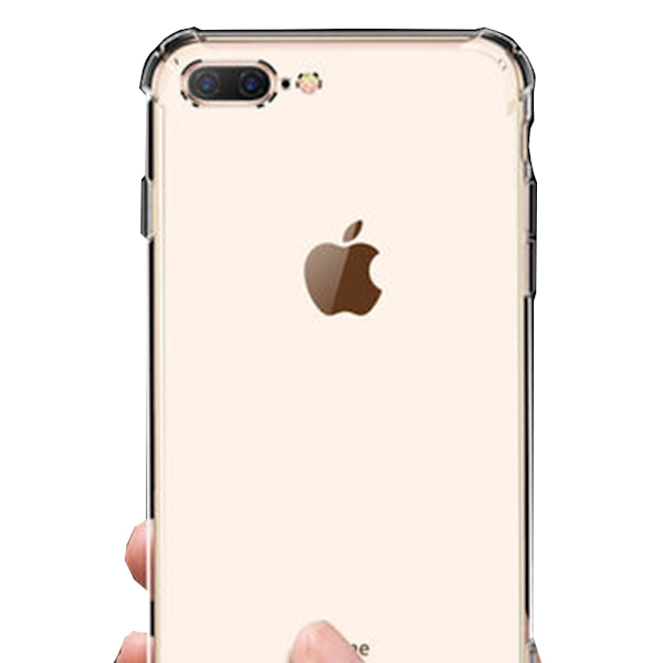 iPhone 8 Plus - Robust Silikonskal Transparent