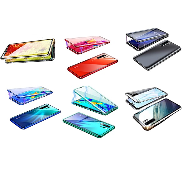 Praktiskt Dubbelt Magnetiskt Skal - Huawei P30 Pro Grön