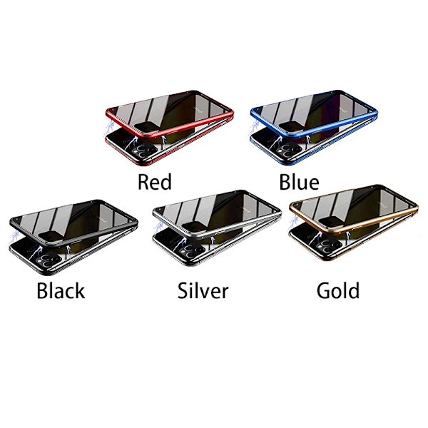 Floveme:n harkittu kaksisuuntainen suojakotelo - iPhone 11 Silver