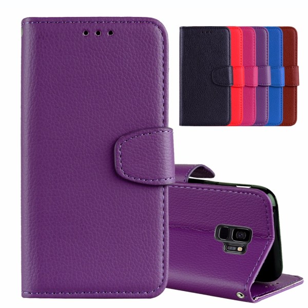 Elegant lommebokdeksel fra NKOBEE Samsung Galaxy S9Plus Röd