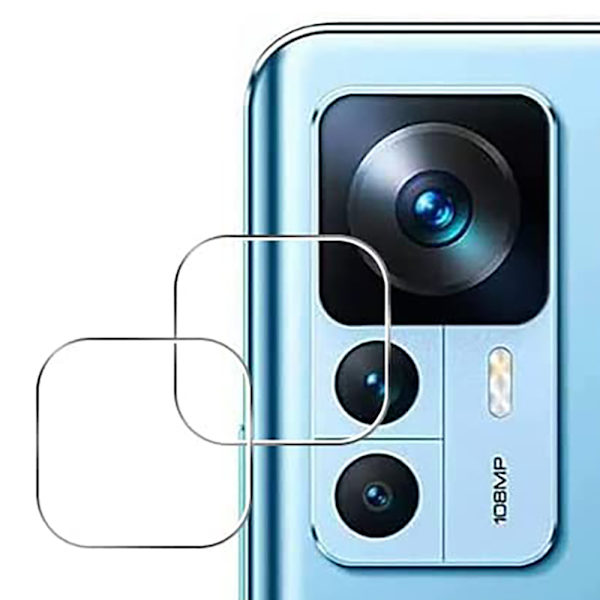 3-PACK Xiaomi 12T Kameralinsskydd HD-Clear 0,3mm Transparent