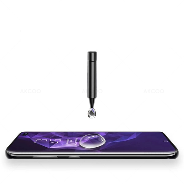 HuTechin täysin liimautuva näytönsuoja Samsung Galaxy S10 Plus -puhelimelle Svart