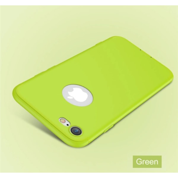 iPhone 6/6S - Stilig matt silikondeksel fra NKOBEE Grön