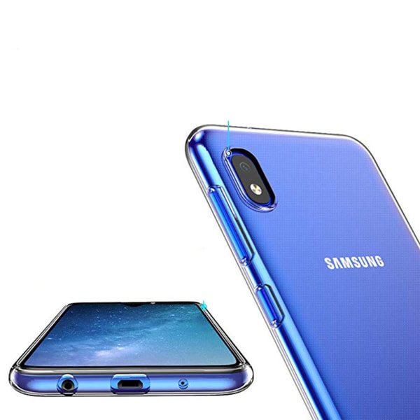 Skyddande Silikonskal FLOVEME - Samsung Galaxy A10 Transparent/Genomskinlig