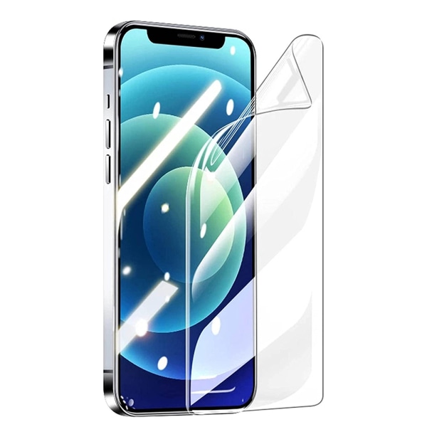 2-PACK Hydrogel Skjermbeskytter HD 0,2 mm iPhone XS Max Transparent