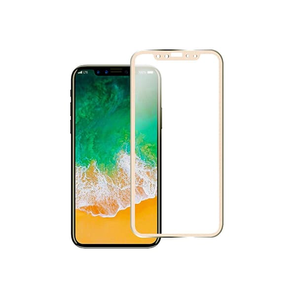HuTech Skärmskydd (2-PACK) Aluminium-ram för iPhone X Röd