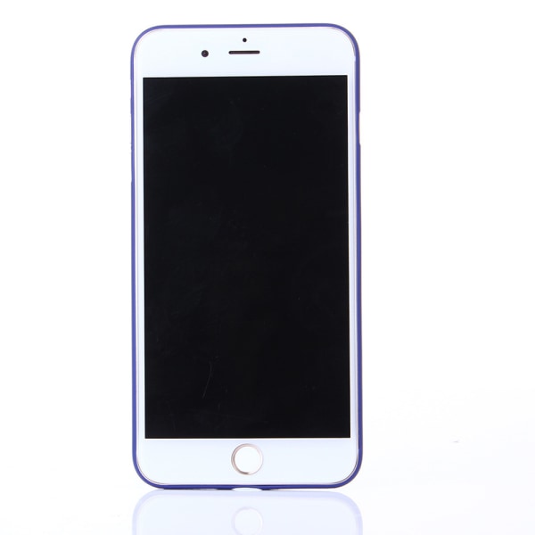 Tynt og stilig deksel i matt karbonfinish for iPhone SE 2020 Röd