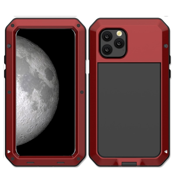 Stødabsorberende (heavy duty) aluminiumscover - iPhone 11 Pro Max Röd