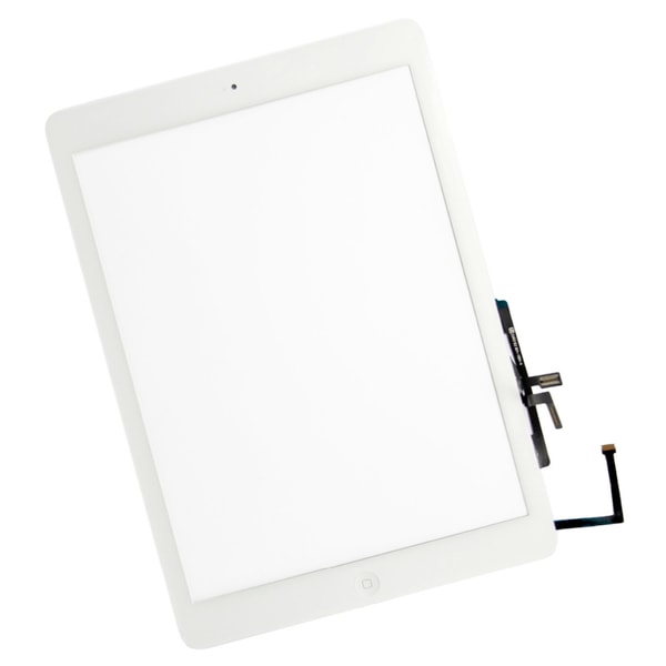 iPad Air Glass -näyttö/kosketusnäyttö/näyttö (VALKOINEN) sis. koti näppäin