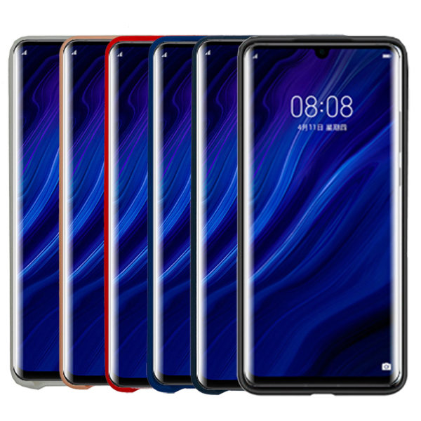 Huawei P30 Pro – kestävä älykäs silikonisuojus (NKOBEE) Röd