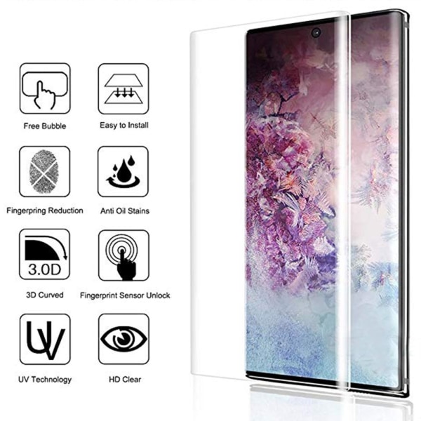ProGuard Samsung Galaxy Note10 3-PACK skjermbeskytter 3D 9H HD-Clear Svart