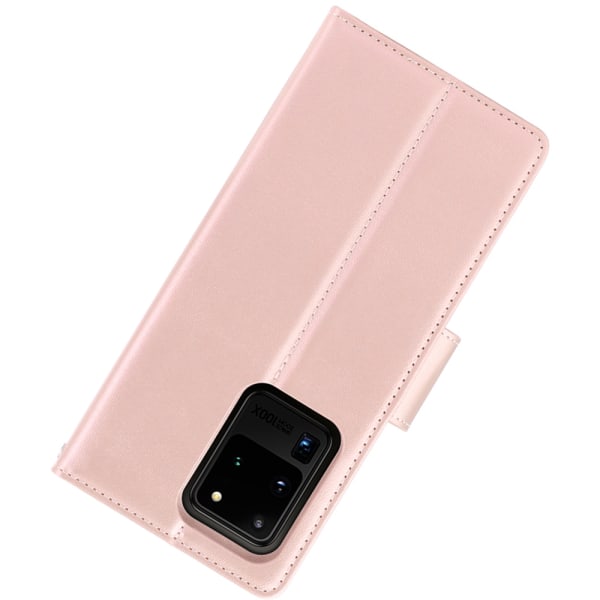 Huomaavainen lompakkokotelo HANMAN - Samsung Galaxy S20 Ultra Roséguld