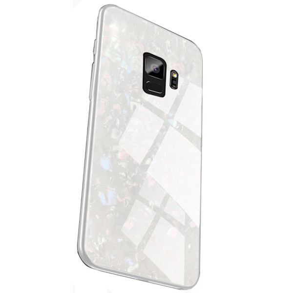 Elegant beskyttende marmorcover - Samsung Galaxy S9 Svart