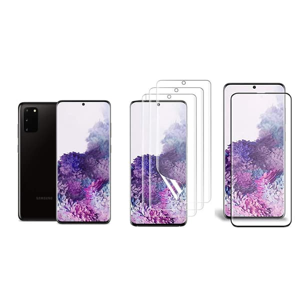 ProGuard S20 3-PACK Skärmskydd 9H 0,2mm Nano-Soft HD-Clear Svart