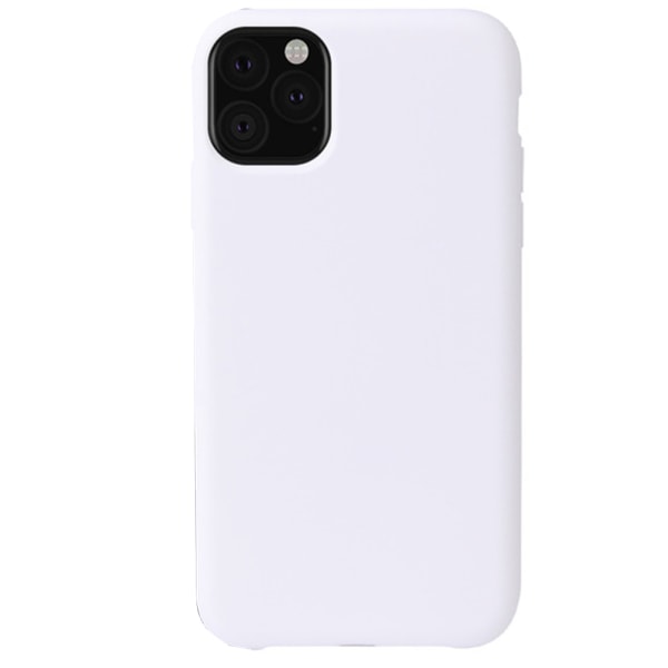 Stilfuldt holdbart silikonecover - iPhone 11 Pro Max Svart