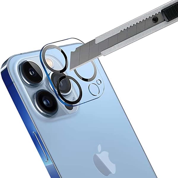 3-PACK Kameralinsskydd 2.5D HD iPhone 13 Pro Max Transparent